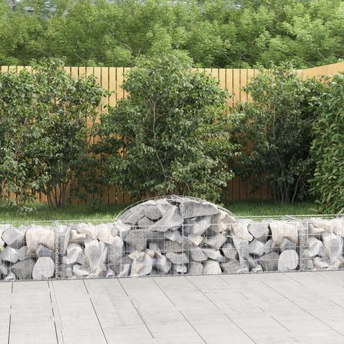 vidaXL Schanskorven 15 st gewelfd 200x50x40/60 cm, Tuin en Terras, Bloempotten, Nieuw, Verzenden