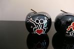 RichART - Lot de 3 pommes en hommage à Keith Haring - L