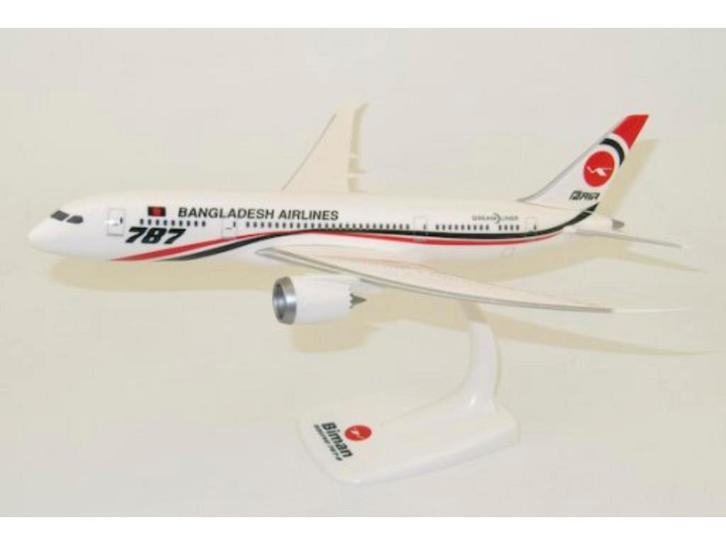 Schaal 1:200 PPC Holland 221461 Boeing 787-8 Bangladesh A..., Hobby en Vrije tijd, Modelbouw | Vliegtuigen en Helikopters, Nieuw