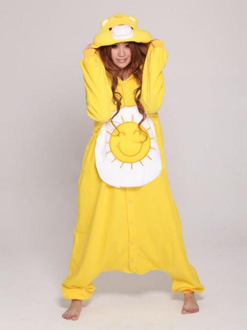 Onesie Troetelbeer Geel M-L Troetelbeertjes Pak Funshine Bea, Kleding | Dames, Carnavalskleding en Feestkleding, Nieuw, Ophalen of Verzenden