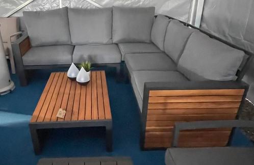 Tuinset loungeset bank en tafeltje - Nieuw, Tuin en Terras, Tuinsets en Loungesets, Bank, Bijzettafel, Nieuw, Aluminium, Loungeset