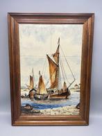 Carreau - Delfts Tegelplateau - 1950-1970 - Tableau, Antiek en Kunst