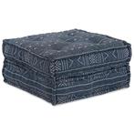 vidaXL Kussen Blauw 70 x 70 x 36 cm Polyester, Huis en Inrichting, Woonaccessoires | Kussens, Verzenden, Nieuw