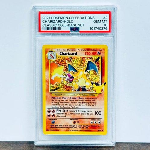 Pokémon Graded card - Charizard Holo - Celebrations #4 -, Hobby en Vrije tijd, Verzamelkaartspellen | Pokémon