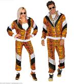 Neon 80S Trainingspak Fout Tijgerprint, Verzenden, Nieuw