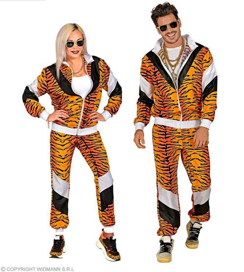 Neon 80S Trainingspak Fout Tijgerprint, Vêtements | Hommes, Costumes de carnaval & Vêtements de fête, Envoi