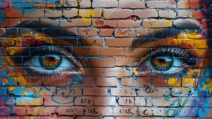 Dine Chanima - (XXL) Giant Graffiti Gawk, Antiek en Kunst, Kunst | Designobjecten