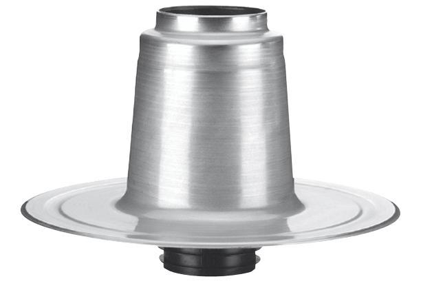 Dubbelwandige plakplaat - Bitumen - Ø70/80mm, Bricolage & Construction, Ventilation & Extraction, Envoi