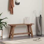 vidaXL Bank Naturel 93 x 26 x 45 cm Mahonie Hout, Huis en Inrichting, Verzenden, Nieuw