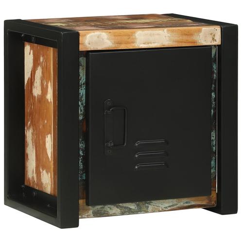vidaXL Badkamer Wandkast 40x30x40 cm Massief Gerecycled Hout, Huis en Inrichting, Badkamer | Badkamermeubels, Nieuw, Verzenden