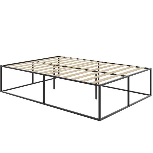 tectake Metalen bedframe Kyoto met lattenbodem, 250 kg - 140, Huis en Inrichting, Slaapkamer | Bedden, Verzenden