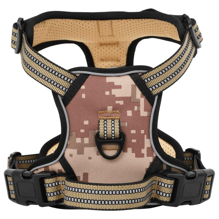 vidaXL Hondentuigje met riem en halsband verstelbaar S, Dieren en Toebehoren, Honden-accessoires, Nieuw, Verzenden