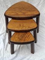 Tables gigognes - Chêne - Trois petites tables dappoint