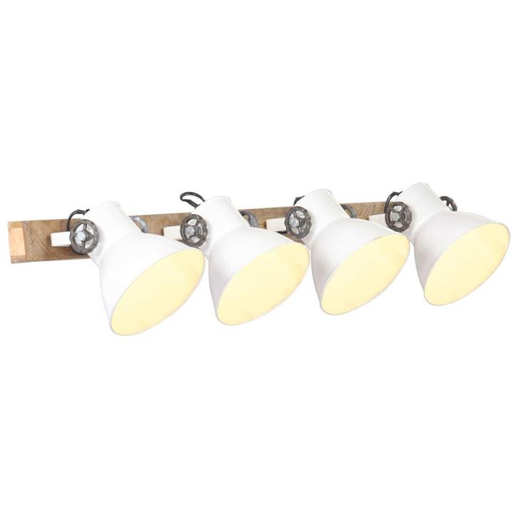 vidaXL Wandlamp industrieel E27 90x25 cm wit, Huis en Inrichting, Lampen | Overige, Nieuw, Verzenden