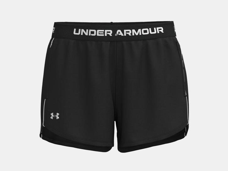 Under Armour Tech Play Up Shorts-Blk - Maat SM, Kleding | Dames, Broeken en Pantalons, Zwart, Nieuw, Maat 36 (S), Ophalen of Verzenden