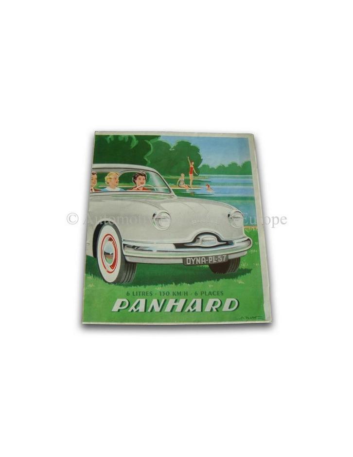 1957 PANHARD DYNA BROCHURE FRANS, Boeken, Auto's | Folders en Tijdschriften