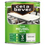 NIEUW - Cetabever Tuinmeubelbeits, white wash - 750 ml, Nieuw, Verzenden