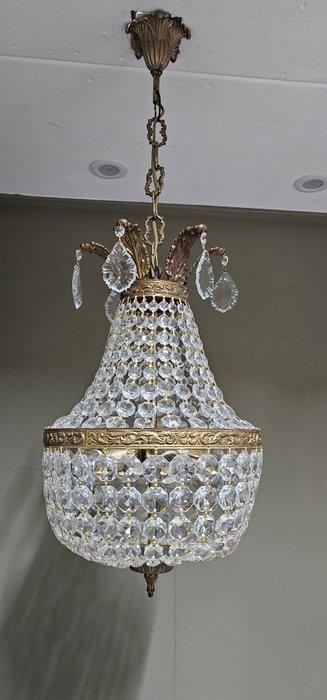 Kroonluchter - Brons, Kristal, Antiek en Kunst, Curiosa en Brocante