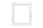 PVC raam draai kiep b100xh120 cm wit, Nieuw, Dubbelglas, 80 tot 120 cm, Ophalen of Verzenden
