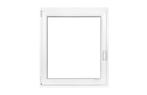 PVC raam draai kiep b100xh120 cm wit, Doe-het-zelf en Bouw, Glas en Ramen, Gevelraam of Ruit, 80 tot 120 cm, 80 tot 120 cm, Nieuw