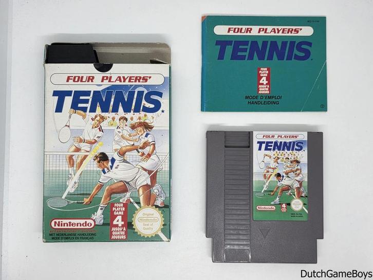 Nintendo Nes – Four Player Tennis - FAH, Games en Spelcomputers, Games | Nintendo NES, Gebruikt, Verzenden