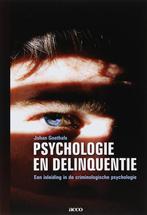 Psychologie en delinquentie. Een inleiding in de, Boeken, Verzenden, Gelezen, J. Goethals