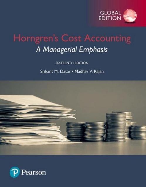 Horngrens Cost Accounting: A Managerial Emphasis, Global, Boeken, Overige Boeken, Gelezen, Verzenden