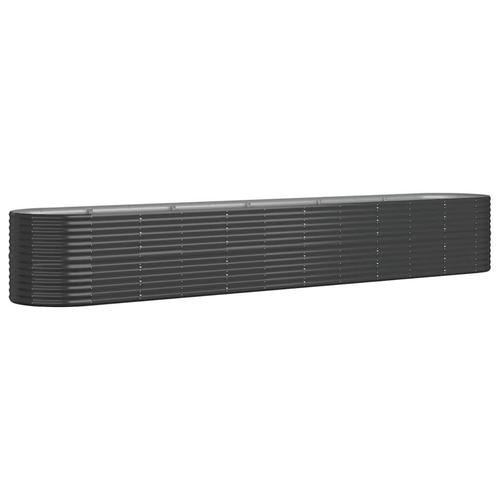 Grote Antraciet Plantenbak - Tweede Kansje - OP = OP!, Tuin en Terras, Bloembakken en Plantenbakken, 60 cm of meer, 100 cm of meer