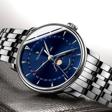 Tecnotempo - Calendar & Moon Phase - 40mm - - Sans Prix de beschikbaar voor biedingen