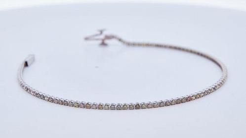 Sans Prix de Réserve - Bracelet 18 kt. - 1.40ct. tw. Diamant, Handtassen en Accessoires, Antieke sieraden