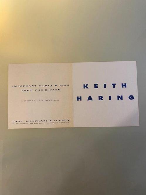 Keith Haring (1958-1990) - 1) Invito mostra Keith Haring, Antiek en Kunst, Kunst | Schilderijen | Modern