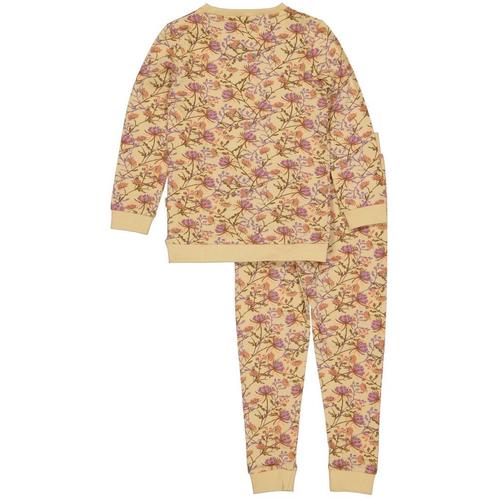 Quapi Kidswear - Pyjama Bloemen Zand, Enfants & Bébés, Vêtements enfant | Taille 134, Enlèvement ou Envoi