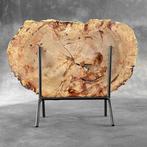 Prachtige plak petrified hout op een op maat gemaakte