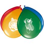Dieren Ballonnen Safari 8st, Hobby en Vrije tijd, Nieuw, Verzenden