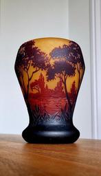 Daum Frères - Vase  - Verre - Verre Camée Art Nouveau, Antiquités & Art