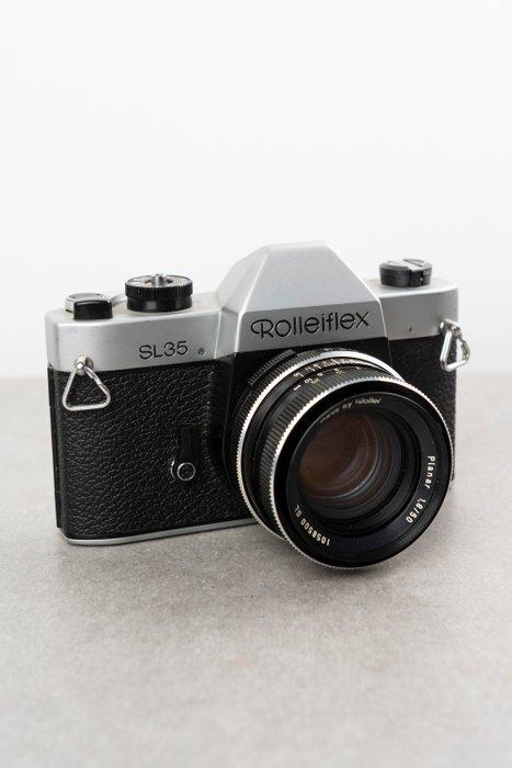 Rollei Rolleiflex SL35 + Planar 50mm f1,8 Single lens reflex, Audio, Tv en Foto, Fotocamera's Analoog