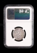 Médiéval, époque des Croisés Argent Pièce martelée - Notée