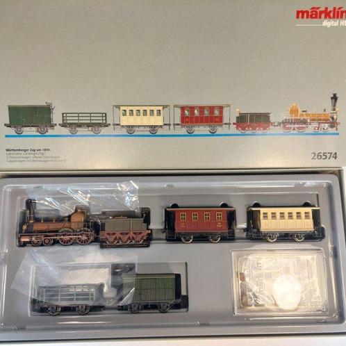 Märklin H0 - 26574 - Treinset (1) - Set Württemberger 1859 -, Hobby en Vrije tijd, Modeltreinen | H0