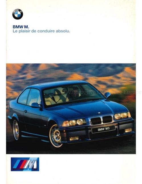 1998 BMW M BROCHURE FRANS, Livres, Autos | Brochures & Magazines