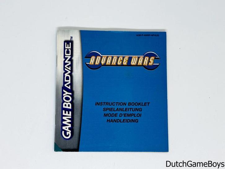 Gameboy Advance / GBA - Advance Wars - NFHUG - Manual, Games en Spelcomputers, Games | Overige, Gebruikt, Verzenden