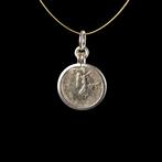 Oud-Romeins Zilver Coin pendant, Keizer Hadrianus - Nike op