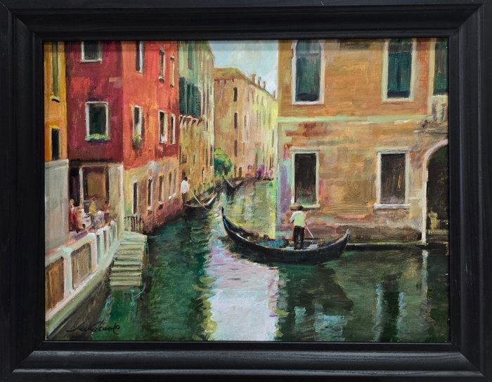 Jean Claude (XX) - Reflets de Venise, Antiek en Kunst, Kunst | Schilderijen | Klassiek