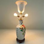 Birds & Flowers - Lamp - Hout, Messing, Metaal, Porselein