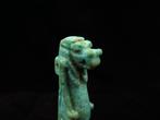 Égypte ancienne Faience Amulette de Taweret, la déesse, Antiquités & Art
