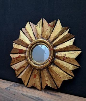 Miroir - Bois - Miroir solaire convexe