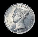 Portugal. D. Maria II (1834-1853). 10 Tostões (1.000 Reis), Postzegels en Munten, Munten | Europa | Niet-Euromunten