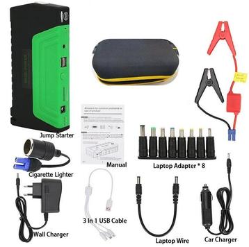 Jumpstarter acculader powerbank starthulp auto motor scooter