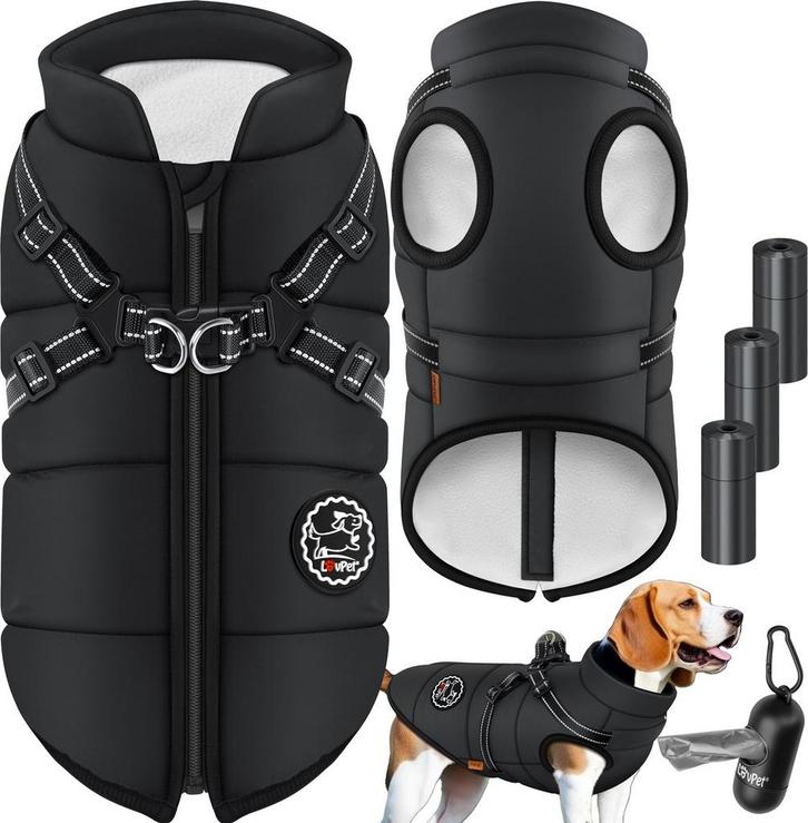 Hondenharnas 5XL - hondenjas - waterafstotend - gevoerd -, Dieren en Toebehoren, Honden-accessoires, Verzenden