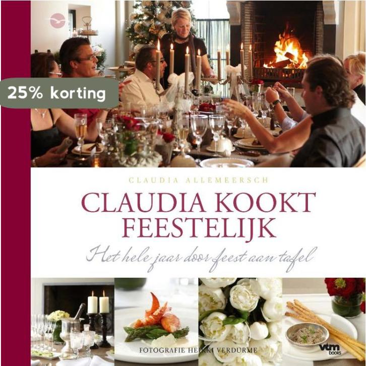 Claudia kookt feestelijk 9789057204395 Claudia Allemeersch, Boeken, Kookboeken, Gelezen, Verzenden