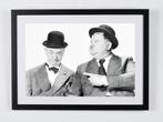 Stan Laurel & Oliver Hardy (1934) - Luxury Wooden Framed
